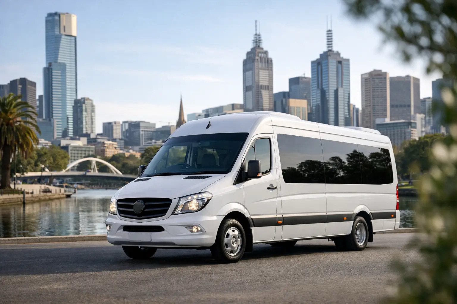 Premium minibus hire Melbourne group transportation